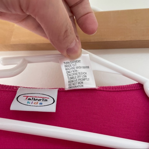 Talbots Kids Pink Long-sleeve Present Tree Girls 12 - Picture 5 of 9